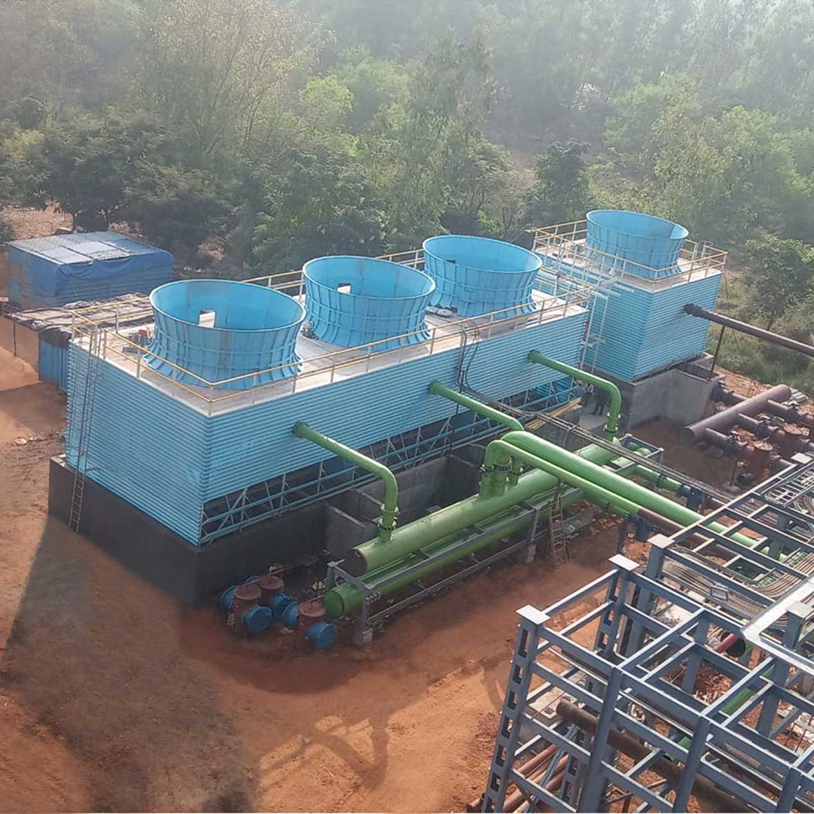 pultruded frp cooling towers